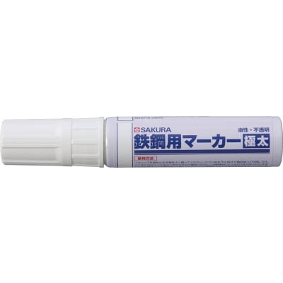 ■サクラ　鉄鋼用マーカー極太　白　PKK-J-50W PKK-J-50W
