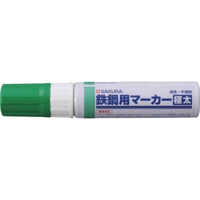 ■サクラ　鉄鋼用マーカー極太　緑　PKK-J-29G PKK-J-29G