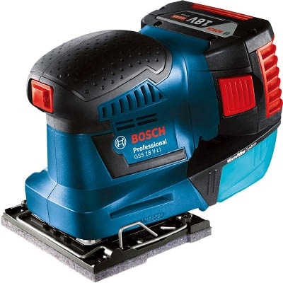 ■ボッシュ　バッテリー吸塵オービタルサンダー　GSS18VLIH