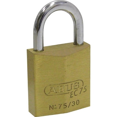 ■ＡＢＵＳ　真鍮南京錠　ＥＣ７５－３０　ディンプルシリンダー　バラ番　EC75-30-KD EC75-30-KD