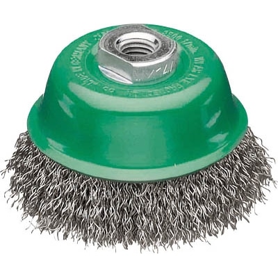 ■ＬＥＳＳＭＡＮＮ　工業用カップブラシ　Φ７５　ステンレス　線径０．３　423364 423364