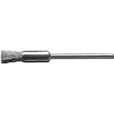 ■ＬＥＳＳＭＡＮＮ　軸付ミニチュアエンド型ブラシ　鋼線　０．１　Φ５　450221 450221