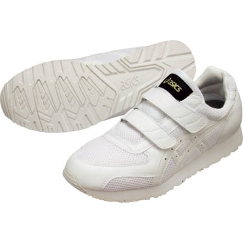 アシックス　静電気帯電防止靴　ウィンジョブ３５１　白Ｘ白　２６．５ｃｍ asics
