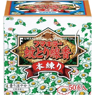 フマキラー　蚊とり線香本練り50巻函入　×12個セット 50巻函入　×12セット