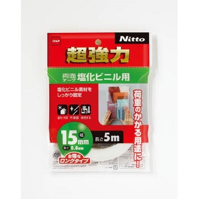 ニトムズ　超強力両面テープ塩化ビニル用　１５×５　T4582 T4582