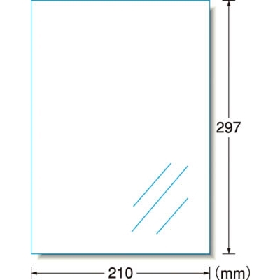 Ａ－ｏｎｅ　屋外用サインラベル（レーザープリンタ）光沢フィルム・透明　31032