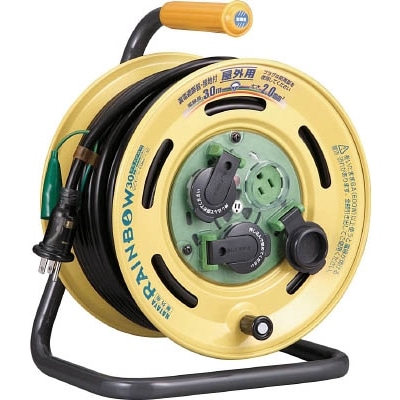 ハタヤ　レインボーリールブレーカー付　３０ｍ　アース付　BE30K