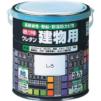 ロック　油性ウレタン建物用　あか　０．７Ｌ　H06161303 H06161303