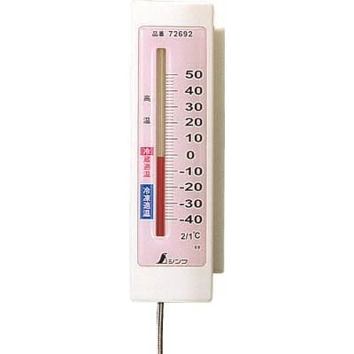 シンワ　温度計　冷蔵庫用Ａ‐４隔測式　72692