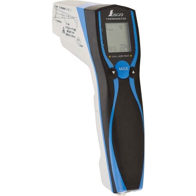 シンワ　放射温度計Ｅ　防塵防水　デュアルレーザーポイント付　73036