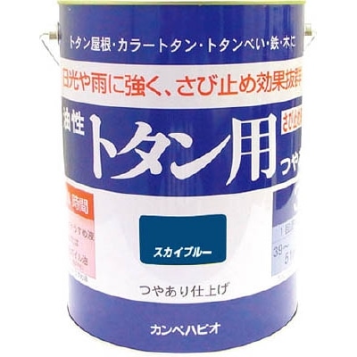 ＡＬＥＳＣＯ　カンペ　油性トタン用　３Ｌ　スカイブルー　1305993 1305993