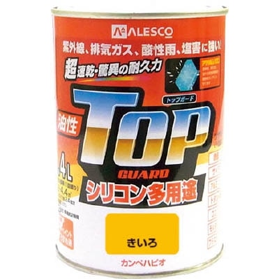 ＡＬＥＳＣＯ　カンペ　油性トップガード　０．４Ｌ　きいろ　1190554