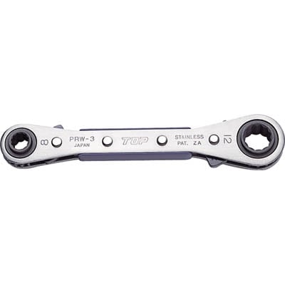 ＴＯＰ　４サイズ板ラチェットレンチ　９Ｘ１１・１０Ｘ１２ｍｍ　PRW-2 PRW-2