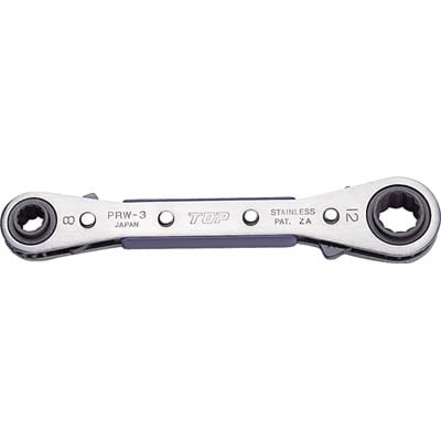 ＴＯＰ　４サイズ板ラチェットレンチ　８Ｘ１０・１２Ｘ１３ｍｍ　PRW-3 PRW-3