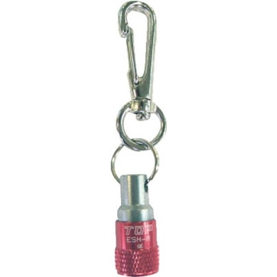 ＴＯＰ　携帯用ソケットホルダー　ナスカン付　レッド　ESH-RN ESH-RN