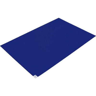 ■トラスコ中山(TRUSCO)　粘着クリーンマット　６００Ｘ１２００ＭＭ　ブルー　１０シート入　CM601210B CM601210B