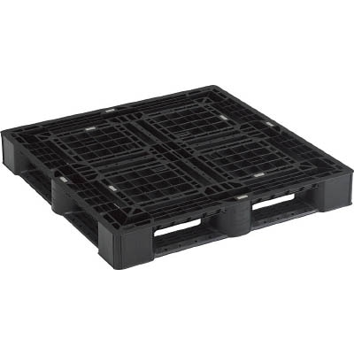 ■トラスコ中山(TRUSCO)　α樹脂パレット　片面４方差　１１００Ｘ１１００　黒　SLA-1111V　BK SLA-1111V　BK