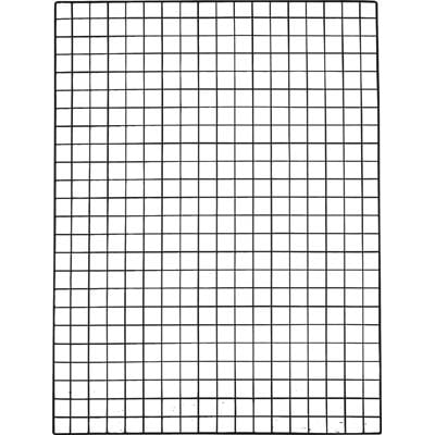 ■トラスコ中山(TRUSCO)　棚用ディスプレイネット　金具付　９００Ｘ１２００　黒　TN9012