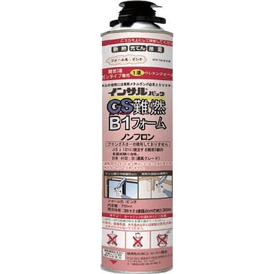 ＡＢＣ　一液型簡易発泡ウレタン（注入ガン専用型）　ＧＳＢ１　ピンク