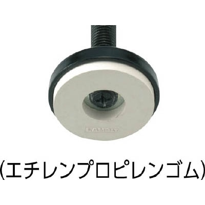 ■スガツネ工業　アジャスター　エチレンプロピレンゴム　Ｍ１０×５０　ADWH401050 ADWH401050