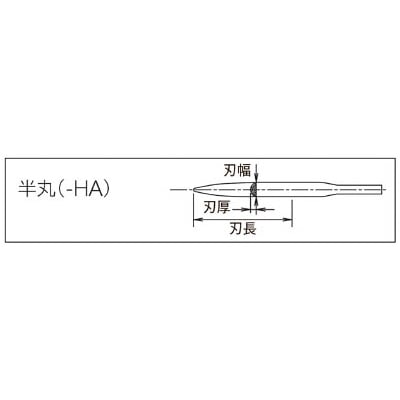 ■ツボサン　スーパーソーヤスリ　半丸　HA10502 HA10502