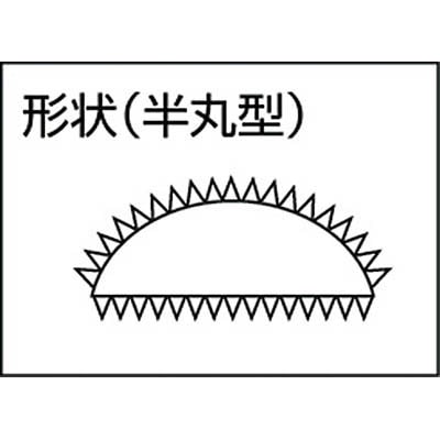 ■ツボサン　ブライト９００　半丸　２５０ｍｍ　中目　BRHA2502 BRHA2502