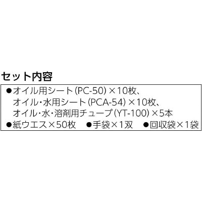■ＪＯＨＮＡＮ　油吸着材　アブラトール　緊急対策セット　Ａ　A-1 A-1