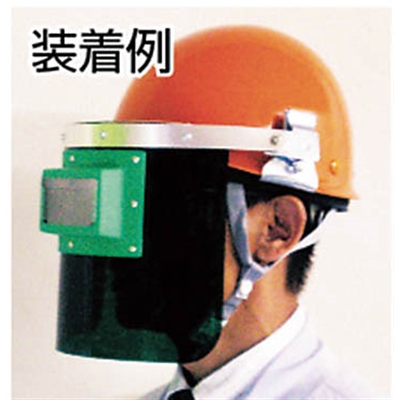 □リケン 自動遮光溶接面 防災面型（ヘルメット取付タイプ） GM-HS2(GM 