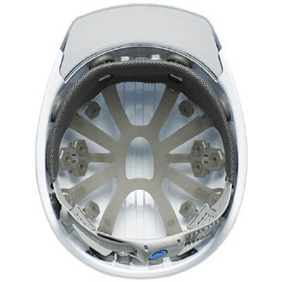 タニザワ　エアライト搭載ヘルメット通気孔付き（ＰＣ製・透明ひさし型）　1610JZVV2W3J 1610-JZV-V2-W3-J