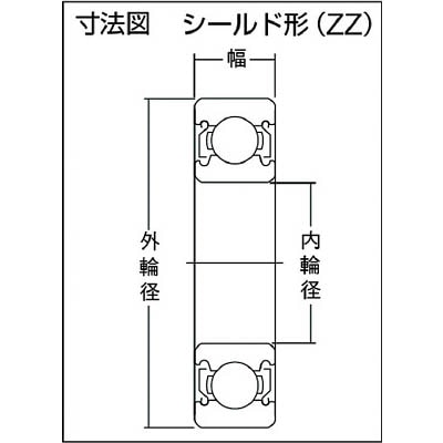 ■ＮＴＮ　Ａ　小径小形ボールベアリング　6000ZZ 6000ZZ