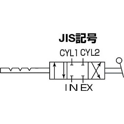 ■ＣＫＤ　手動切換弁　HMVC2-8-4H HMVC2-8-4H