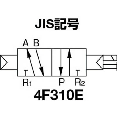 ■ＣＫＤ　パイロット式　防爆形５ポート弁　４Ｆシリーズ（シングルソレノイド）　4F310E-08-TP-AC100V 4F310E-08-TP-AC100V