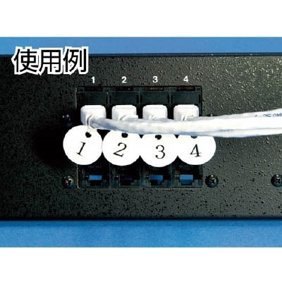 ■カメダ　線名札（丸札）　FM-30-100P FM-30-100P