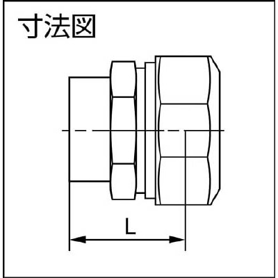 ■ＴＢＣ　ＰＥ継手オネジ１種　３０ｍｍ　30PGM1L 30PGM1L