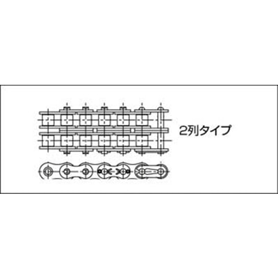 ■カタヤマ　ＫＣＭ　ローラチェーン４０－２　40-2RP240L　(3M240L) 40-2RP240L  (3M240L)