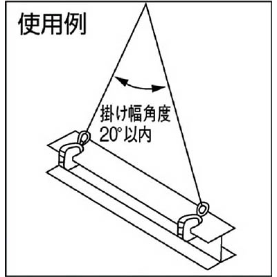 ■日本クランプ　横つり専用クランプ　１．０ｔ　ECX-1 ECX-1