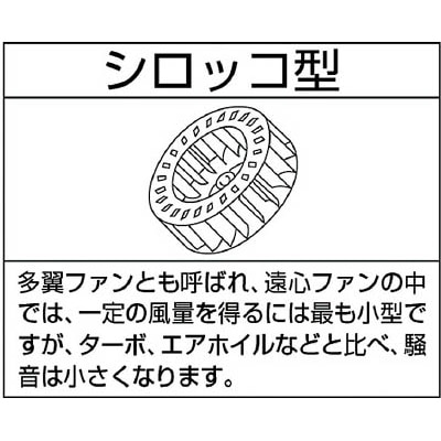 ■淀川電機　小型シロッコ型電動送排風機　2S 2S