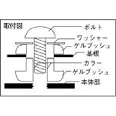 ■Ｔａｉｃａ　防振材ゲルブッシュ　Ａ－１　Φ３ｍｍ　０．１２～０．６２ｋｇ　A-1 A-1