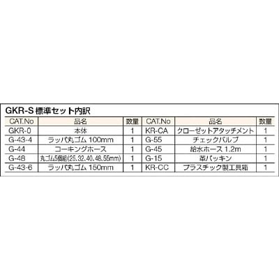 ■カンツール　キネティック・ウォーターラム　標準セット　GKR-S GKR-S