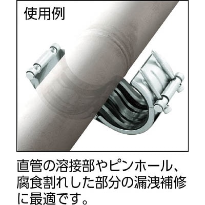 ■ショーボンドカップリング　ストラブ・クランプ　Ｃタイプ　１２５Ａ　水・温水用　C125EC C125EC
