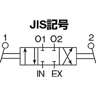 ■日本精器　手動切替弁８Ａ側面配管　BN-4H41CXA-8(BN-4H41CXA-8A) BN-4H41CXA-8(BN-4H41CXA-8A)
