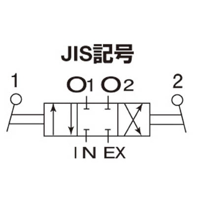 ■日本精器　手動切替弁８Ａ側面配管　BN-4H41CXA-8(BN-4H41CXA-8A) BN-4H41CXA-8(BN-4H41CXA-8A)