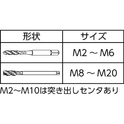 ■グーリング　スパイラルタップ　並目　Ｍ６Ｘ１．０　1013M6.0X1.0 1013M6.0X1.0