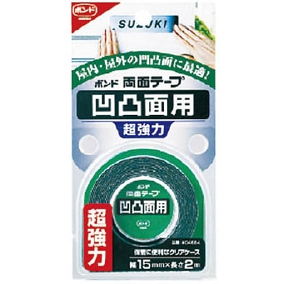コニシ(Konishi) 　ボンド両面テープ　凸凹面用　０．８５ｍｍ×１５ｍｍ×２ｍ　04684 4684