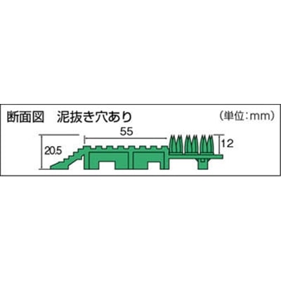 ■コンドル　（屋外用マット）エバックハイローリングマットＤＸ　＃６　緑　F-121-6　GN F-121-6　GN