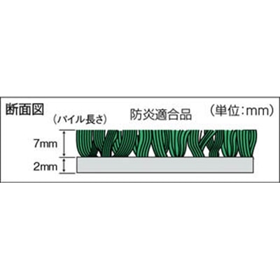 ■コンドル　（屋内用マット）ロンステップマット　＃１２　Ｒ５　グレー　F-1-12　GY F-1-12　GY