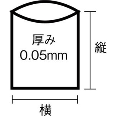 □ワタナベ工業(Watanabe Industry) 業務用ポリ袋 特大１２０Ｌ 白半