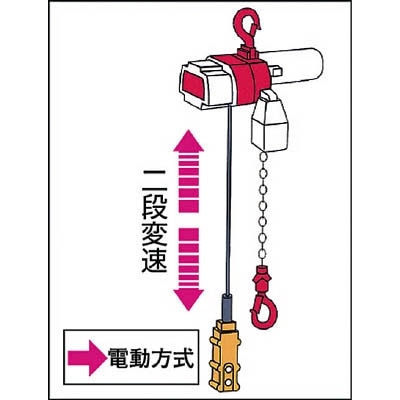 ■キトー　セレクト　電気チェーンブロック　２速選択　１００ｋｇ（ＳＤ）ｘ３ｍ　ED10SD ED10SD