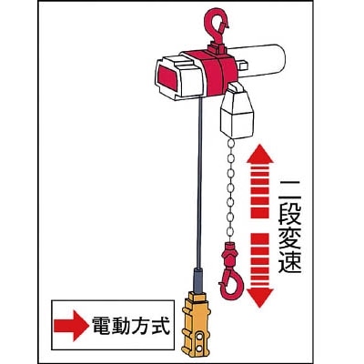 ■キトー　セレクト　電気チェーンブロック　２速　１００ｋｇ（ＳＴ）ｘ３ｍ　ED10ST ED10ST