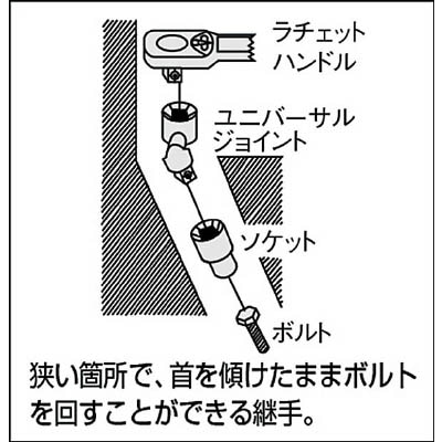 ■ＴＯＮＥ　ユニバーサルジョイント　608 608